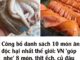 Công bố danh sách 10 món ăn độc hại nhất thế giới: VN ‘góp nhẹ’ 8 món, thịt ếch, củ đậu đầu bảng