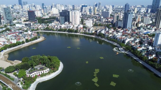Hồ Hoàng Cầu ‘lột xác’ sau cải tạo Hồ Hoàng Cầu ‘lột xác’ sau cải tạo