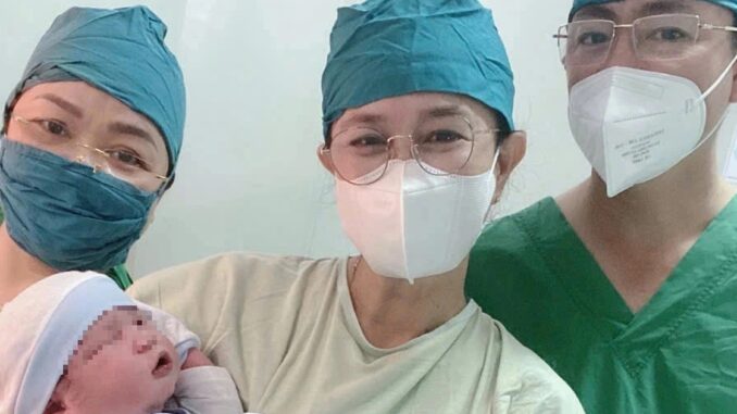 Bé trai nặng gần 6 kg chào đời an toàn tại Cà Mau Bé trai nặng gần 6 kg chào đời an toàn tại Cà Mau