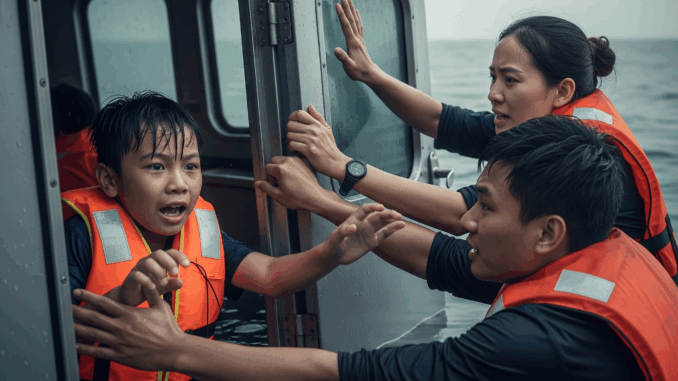 Phép màu đã xảy ra, không ai nghĩ chỉ duy nhất cậu b;;/é còn sống trong vụ l;;/ật tàu nhờ nghe lời dặn của bố