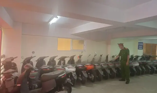 Triệt phá đường dây sản xuất, buôn bán xe máy điện giả Triệt phá đường dây sản xuất, buôn bán xe máy điện giả