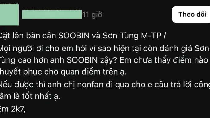 Hết bị lôi vào cuộc chiến với HIEUTHUHAI giờ đến SOOBIN: Chuyện gì đang xảy ra với Sơn Tùng?