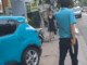 Khống chế tài xế taxi công nghệ cầm dao cãi nhau với khách ở TP.HCM