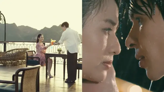 Denis Đặng hôn Việt Hoa cực lãng mạn ở ‘Gió ngang khoảng trời xanh’