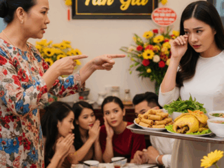 Ngày ăn tân gia nhà mới, mẹ chồng tự ý gọi hết họ hàng đến rồi dọa trả về nơi sản xuất, tôi bê thẳng mâm cỗ lên nhà trên rồi bỏ bát nước mắm ra dúi vào tay mẹ chồng rồi hỏi họ hàng đúng 1 câu, cả họ thêm nể sợ bội phần…