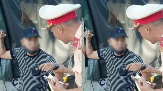 Nhanh trí cầu cứu CSGT, tài xế grab thoát hiểm trước vị khách ‘ngáo đá’