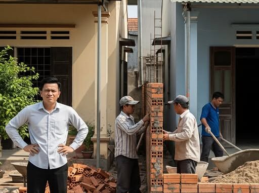 Hàng xóm xây cổng lấn ra nhà tôi tận 10 phân, tôi không nói gì chỉ đem đúng 1 thứ để cạnh tường nhà, hôm sau thấy anh ta đập bỏ tường lùi vào tận 50 phân Hàng xóm xây cổng lấn ra nhà tôi tận 10 phân, tôi không nói gì chỉ đem đúng 1 thứ để cạnh tường nhà, hôm sau thấy anh ta đập bỏ tường lùi vào tận 50 phân
