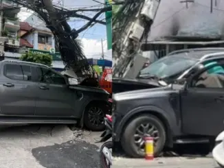 Vụ bán tải mất lái ở TPHCM: 1 người bị thương nặng, cảnh tượng trong xe hãi hùng