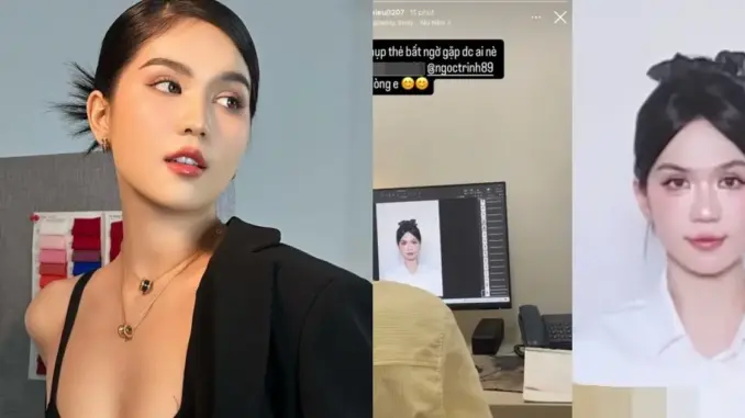 Ekip trượt tay để lộ ảnh thẻ của Ngọc Trinh, suýt không nhận ra Ekip trượt tay để lộ ảnh thẻ của Ngọc Trinh, suýt không nhận ra