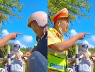 1 cảnh sát giao thông có lời lẽ thiếu chuẩn mực bị điều chuyển công tác