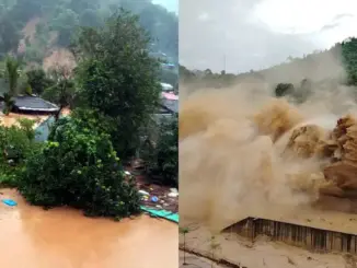 Thủy điện ở Điện Biên xả lũ, 300 hộ dân sơ tán khẩn cấp