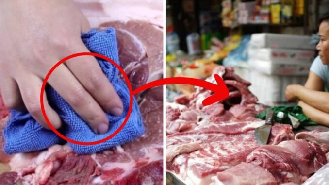 Tại sao người bán thịt lại lấy giẻ lau thịt: Người bán hàng nói lên sự thật