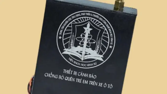 Viện Khoa học hình sự chế tạo thiết bị cảnh báo chống bỏ quên trẻ em trên ô tô Viện Khoa học hình sự chế tạo thiết bị cảnh báo chống bỏ quên trẻ em trên ô tô