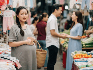 Gần sinh, vợ một mình đi sắm đồ cho con, nào ngờ lại thấy chồng đưa bồ đi chợ, cô chỉ gửi một tin nhắn khiến anh chết đứng tại chỗ…