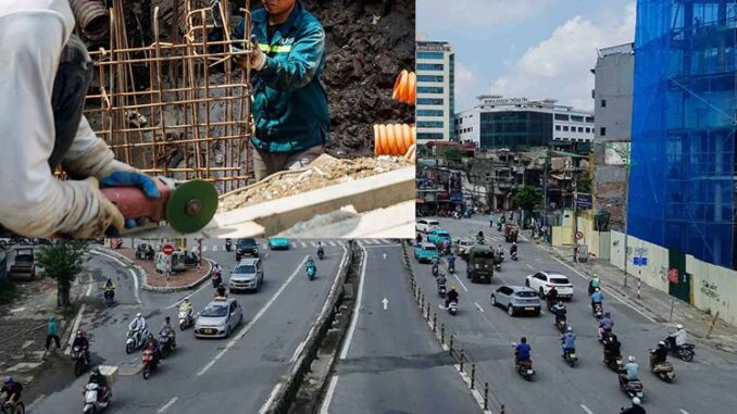 Hiện trạng khu vực sẽ xây dựng cầu vượt trên dự án đường “đắt nhất hành tinh” ở Hà Nội Hiện trạng khu vực sẽ xây dựng cầu vượt trên dự án đường “đắt nhất hành tinh” ở Hà Nội