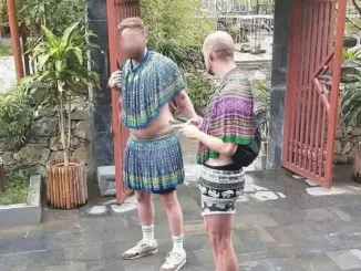 Chấn chỉnh du khách nước ngoài mặc váy H’Mông nhảy múa phản cảm tại điểm du lịch ở Tuyên Quang